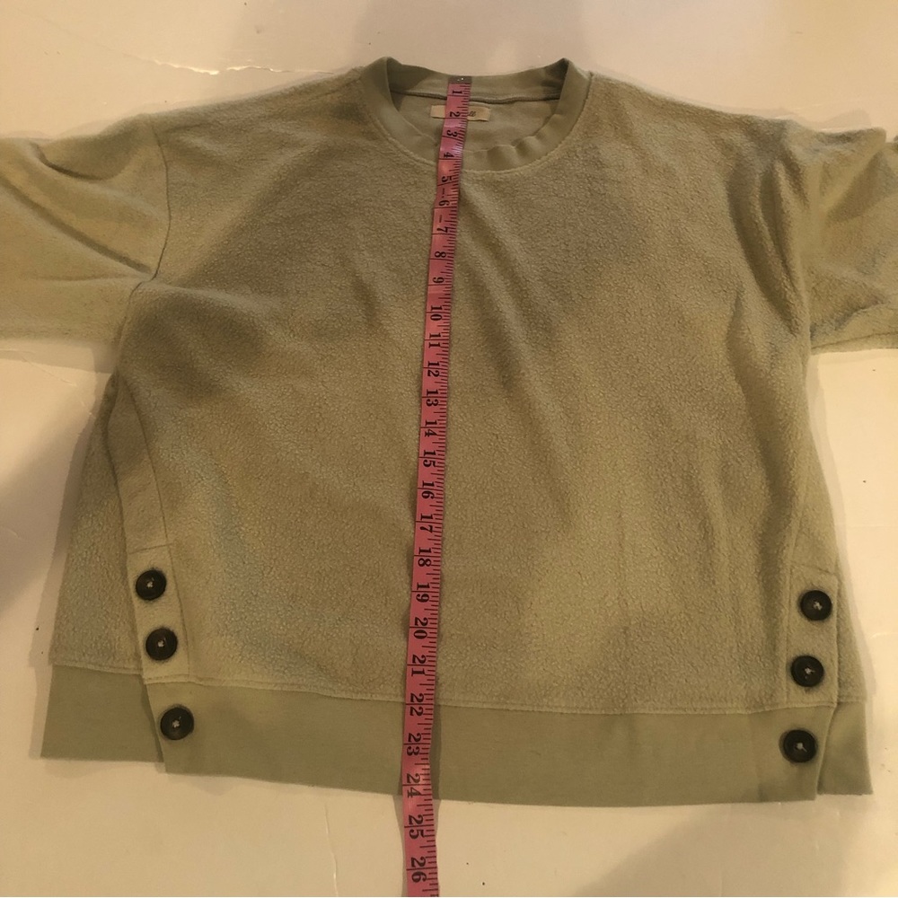 MADEWELL Seagrass Brushed Side SWEATSHIRT S - Picture 15 of 16